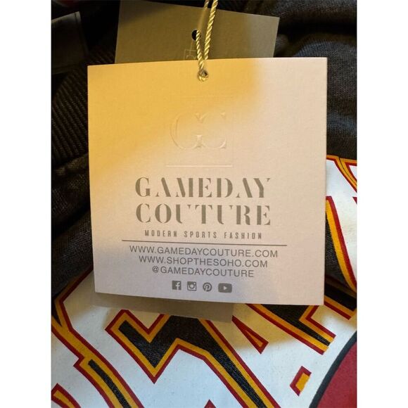 Gameday Couture Women's 2XL Chiefs Gray Oversized Crewneck Pullover - Picture 6 of 8